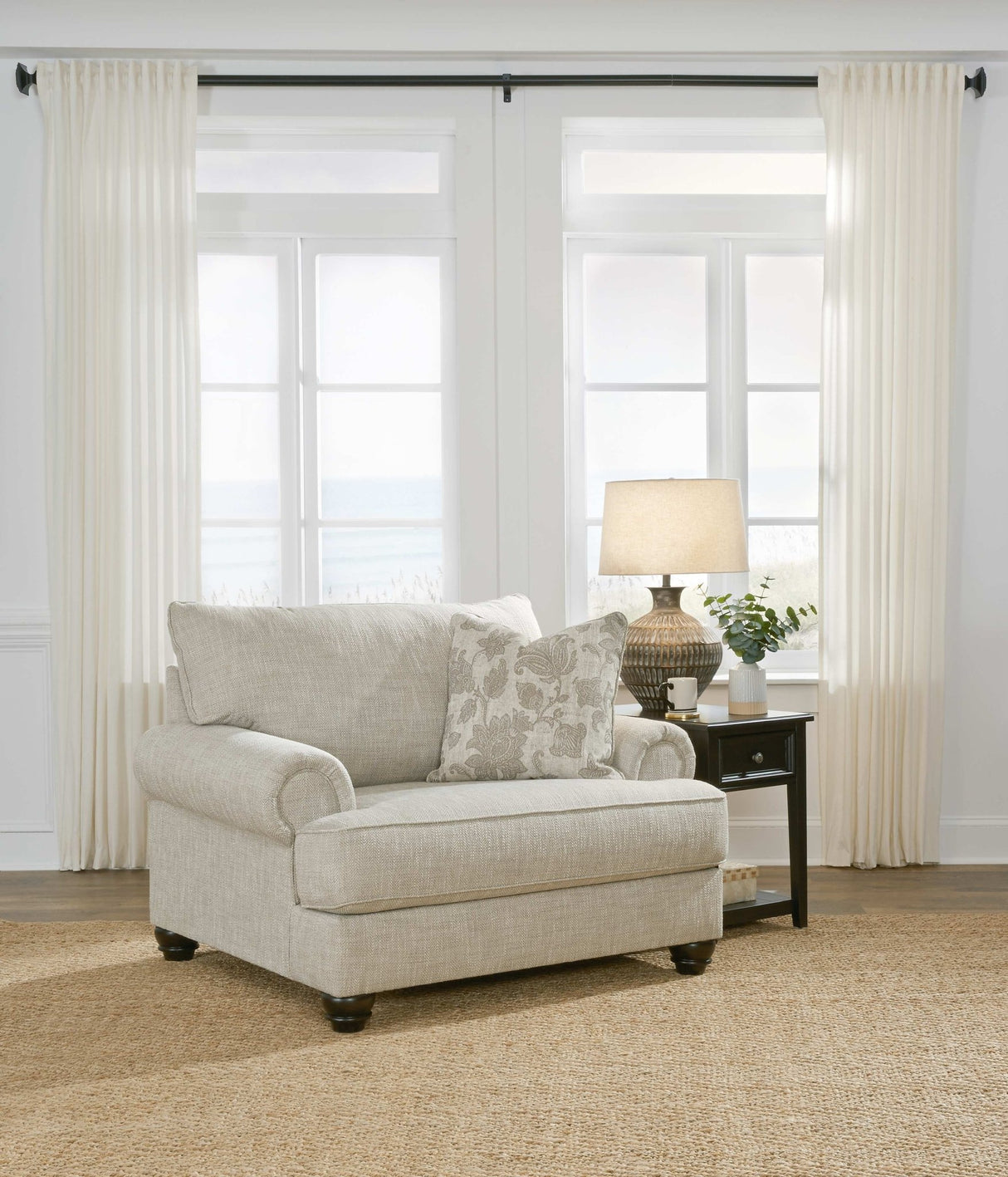 Asanti - Fog - 4 Pc. - Sofa, Loveseat, Chair And A Half, Ottoman | Ashley - 13201/38/35/23/14 - Home Elegance USA - 7