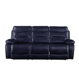 Aashi Motion Sofa 55370 Navy Leather - Gel Match | Acme | Home Elegance USA