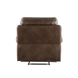 Aashi Motion Recliner 55422 Brown Leather - Gel Match | Acme - 55422 - Home Elegance USA - 4