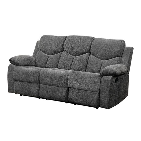 Acme - Kalen Motion Sofa 55440 Gray Chenille