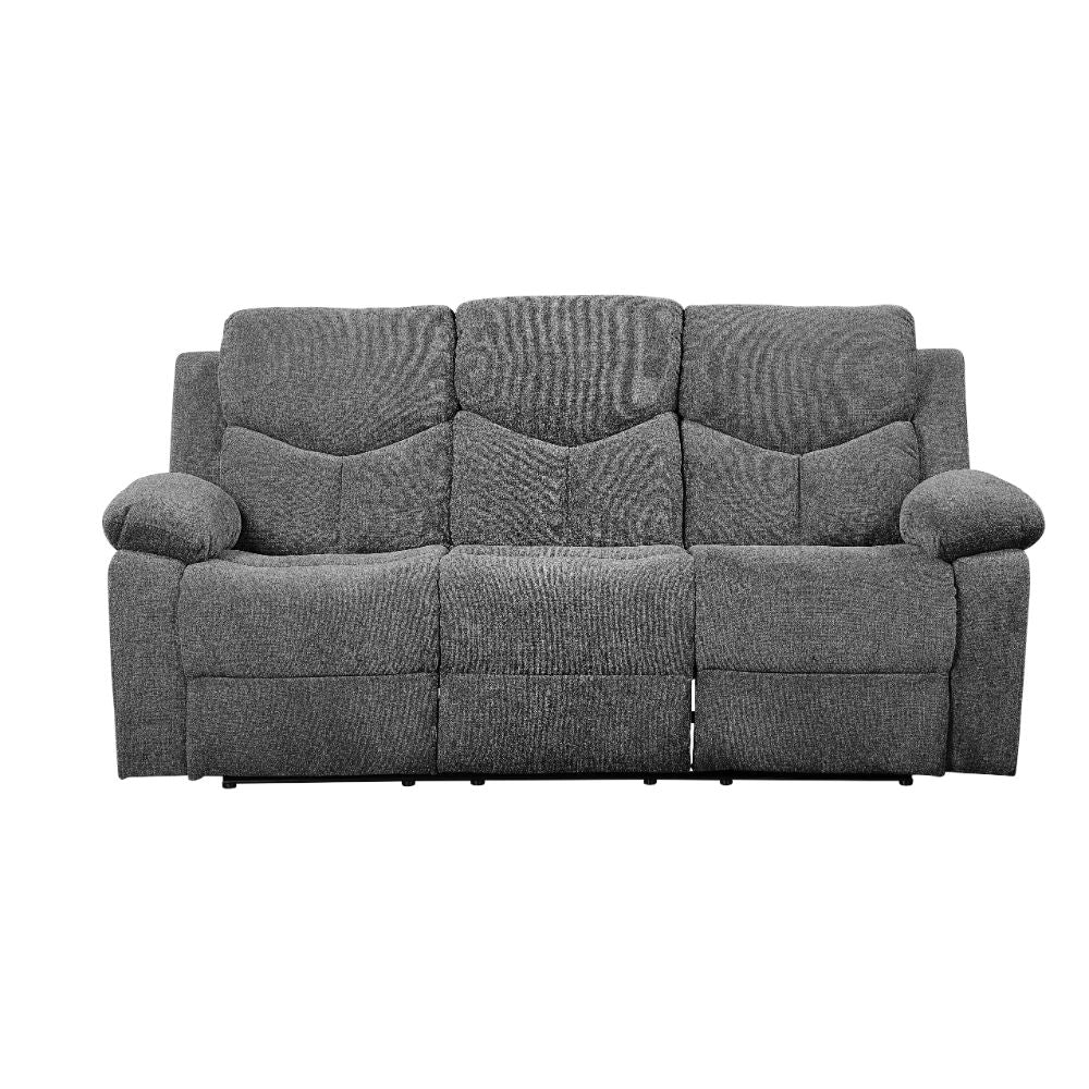 Acme - Kalen Motion Sofa 55440 Gray Chenille