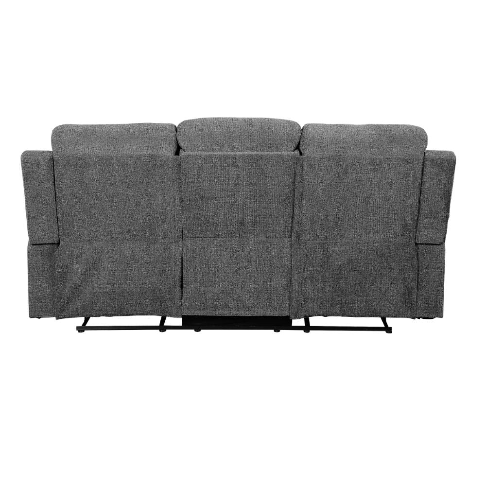 Acme - Kalen Motion Sofa 55440 Gray Chenille