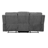 Acme - Kalen Motion Sofa 55440 Gray Chenille