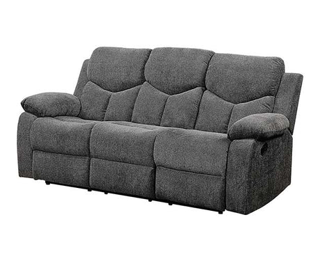 Acme - Kalen Motion Sofa 55440 Gray Chenille