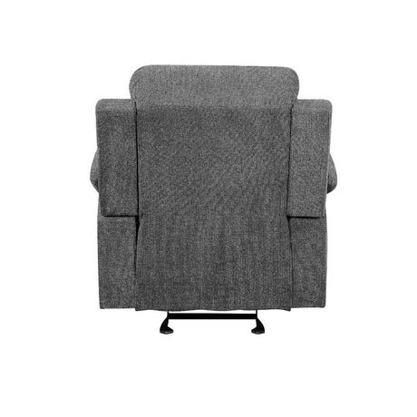 Acme - Kalen Motion Glider Recliner 55442 Gray Chenille