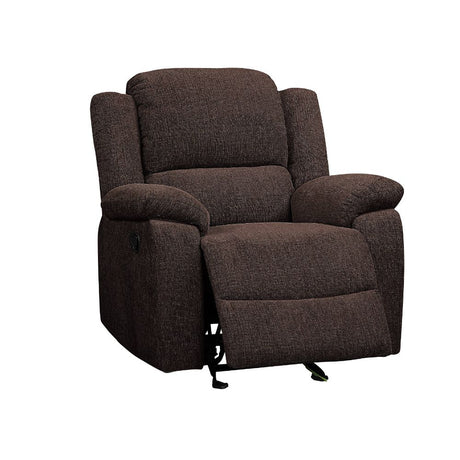 Acme - Madden Motion Glider Recliner 55447 Brown Chenille