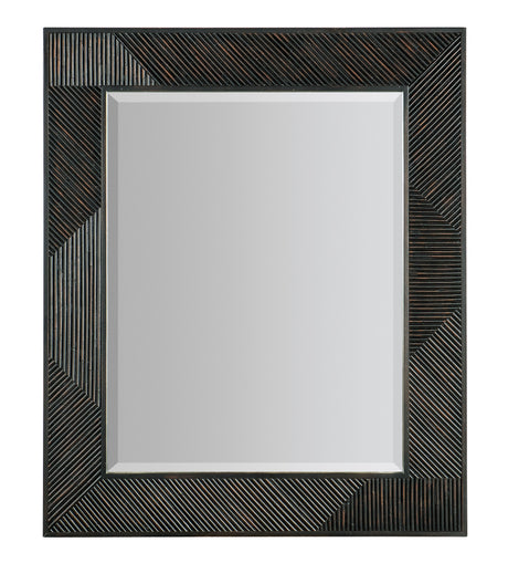 Retreat Landscape Mirror - Black / Dark Brown by Hooker Furniture - View 1