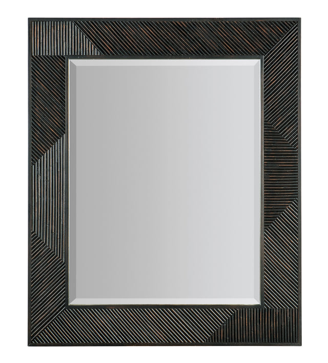 Retreat Landscape Mirror - Black / Dark Brown by Hooker Furniture - View 1