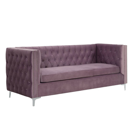 Acme - Rhett Sectional Sofa 55500 Lavender Velvet