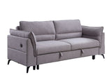 Acme - Helaine Sofa W/Sleeper 55560 Gray Fabric