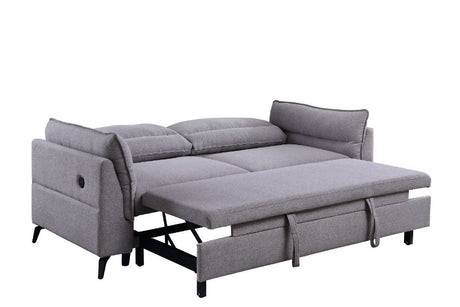 Acme - Helaine Sofa W/Sleeper 55560 Gray Fabric