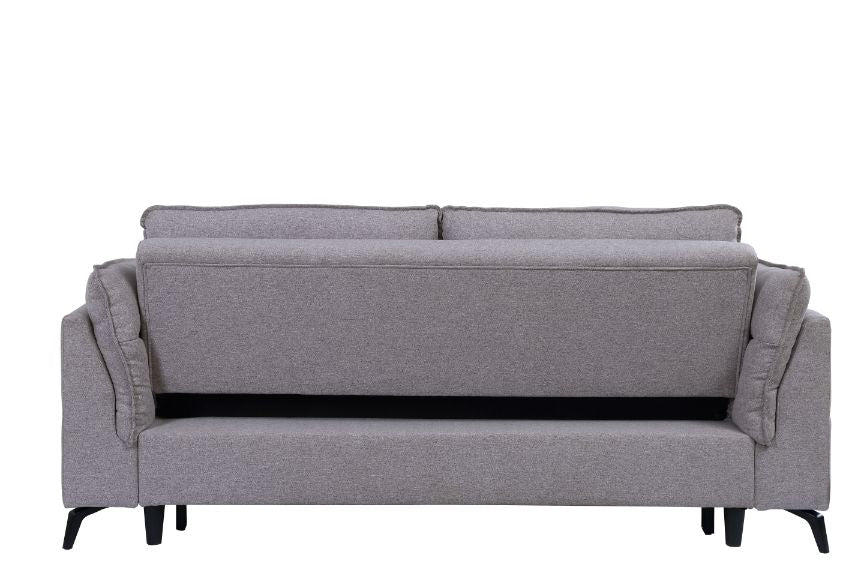 Acme - Helaine Sofa W/Sleeper 55560 Gray Fabric