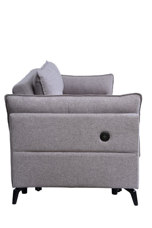 Acme - Helaine Sofa W/Sleeper 55560 Gray Fabric