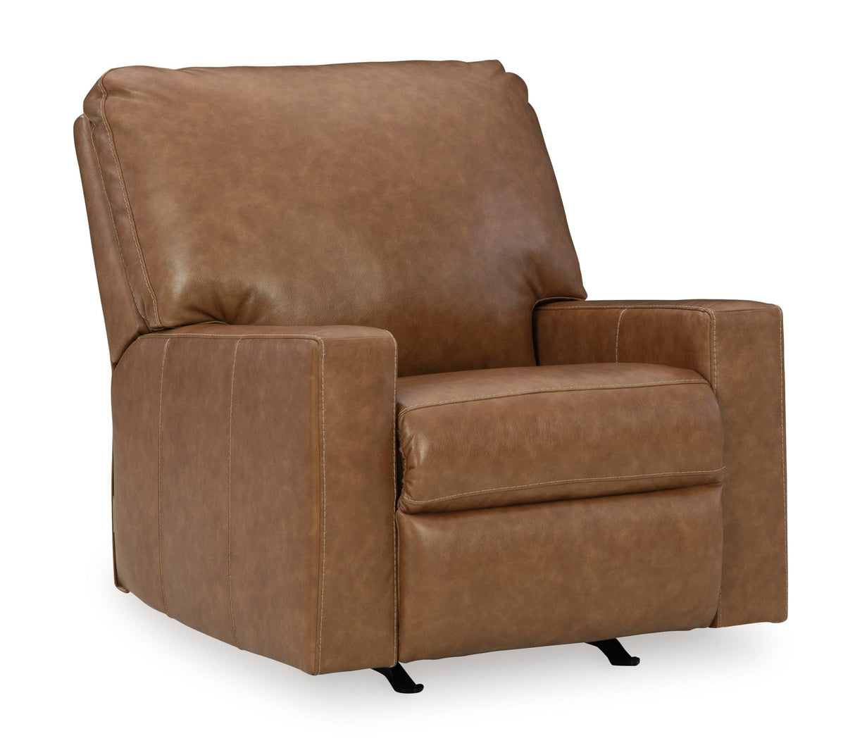 Ashley Caramel Bolsena Rocker Recliner - Leather | Home Elegance USA