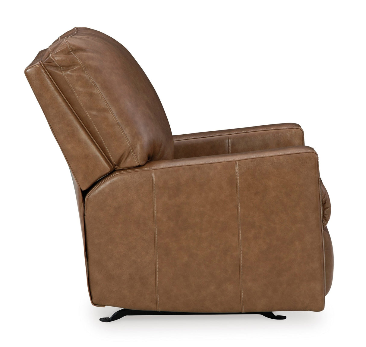 Ashley Caramel Bolsena Rocker Recliner - Leather | Home Elegance USA