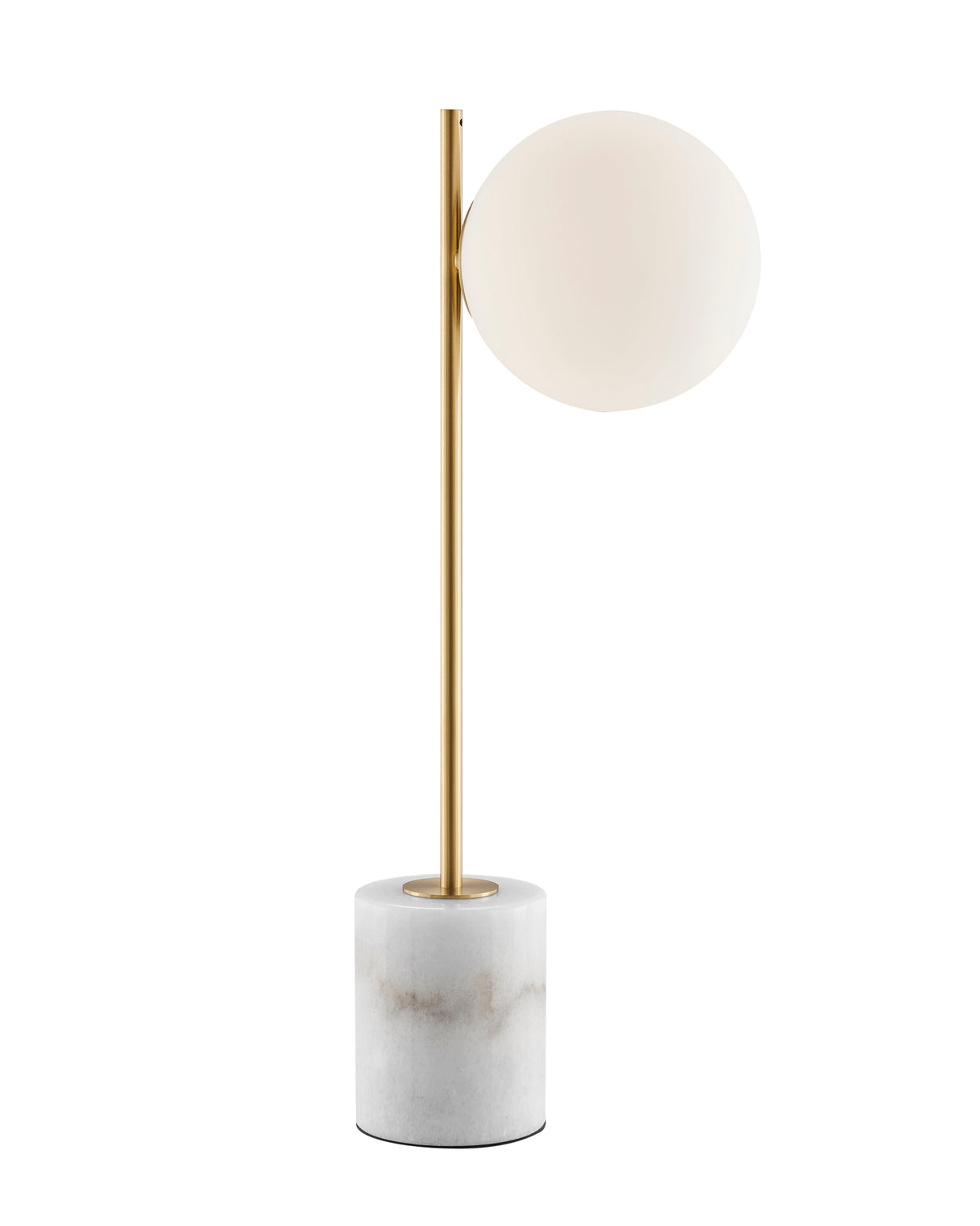 Anechdoche Table Lamp // Gold and White  | Finesse - Home Elegance USA