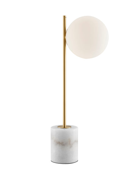 Anechdoche Table Lamp // Gold and White  | Finesse - Home Elegance USA