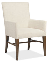 Driftwood Upholstered Arm Chair (Set of 2) Worn Saddle / Beige - Dark Brown / Beige by Hooker Furniture - View 1