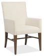 Driftwood Upholstered Arm Chair (Set of 2) Worn Saddle / Beige - Dark Brown / Beige by Hooker Furniture - View 1