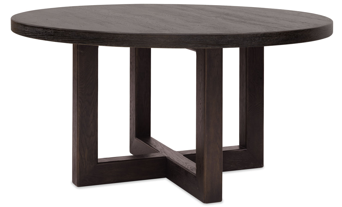 Driftwood 60" Round Dining Table Burnt Timber - Dark Brown by Hooker Furniture - View 1