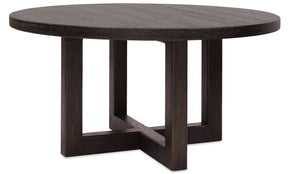 Driftwood 60" Round Dining Table Burnt Timber - Dark Brown by Hooker Furniture - View 1