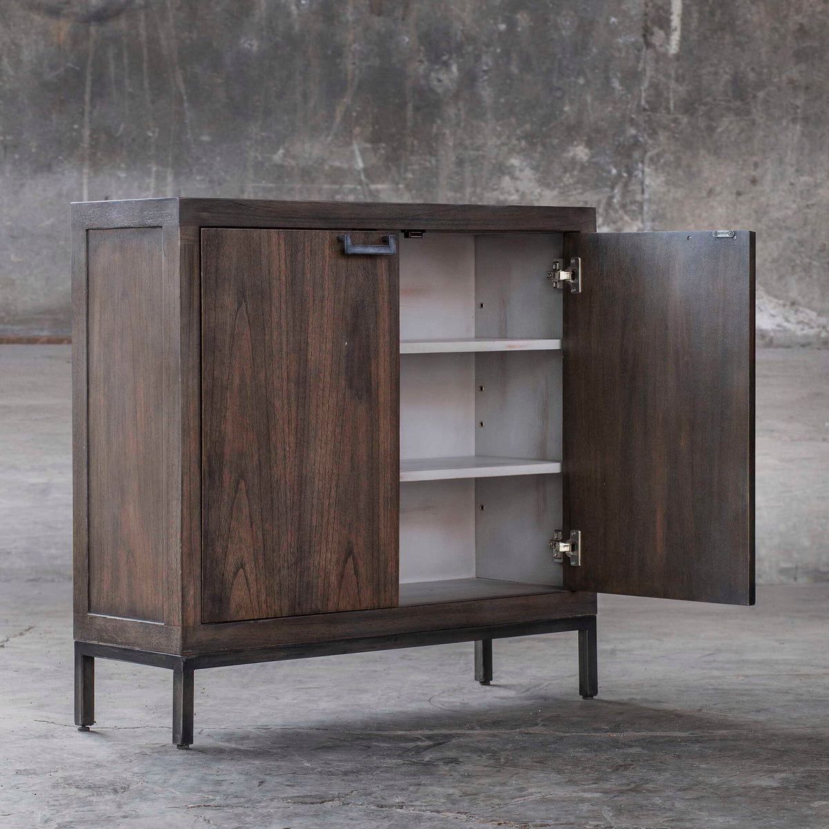 Nadie Console Cabinet Light Walnut - Dark Brown by Uttermost - View 4