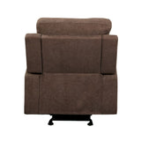 Acme - Livino Recliner 55832 Brown Fabric