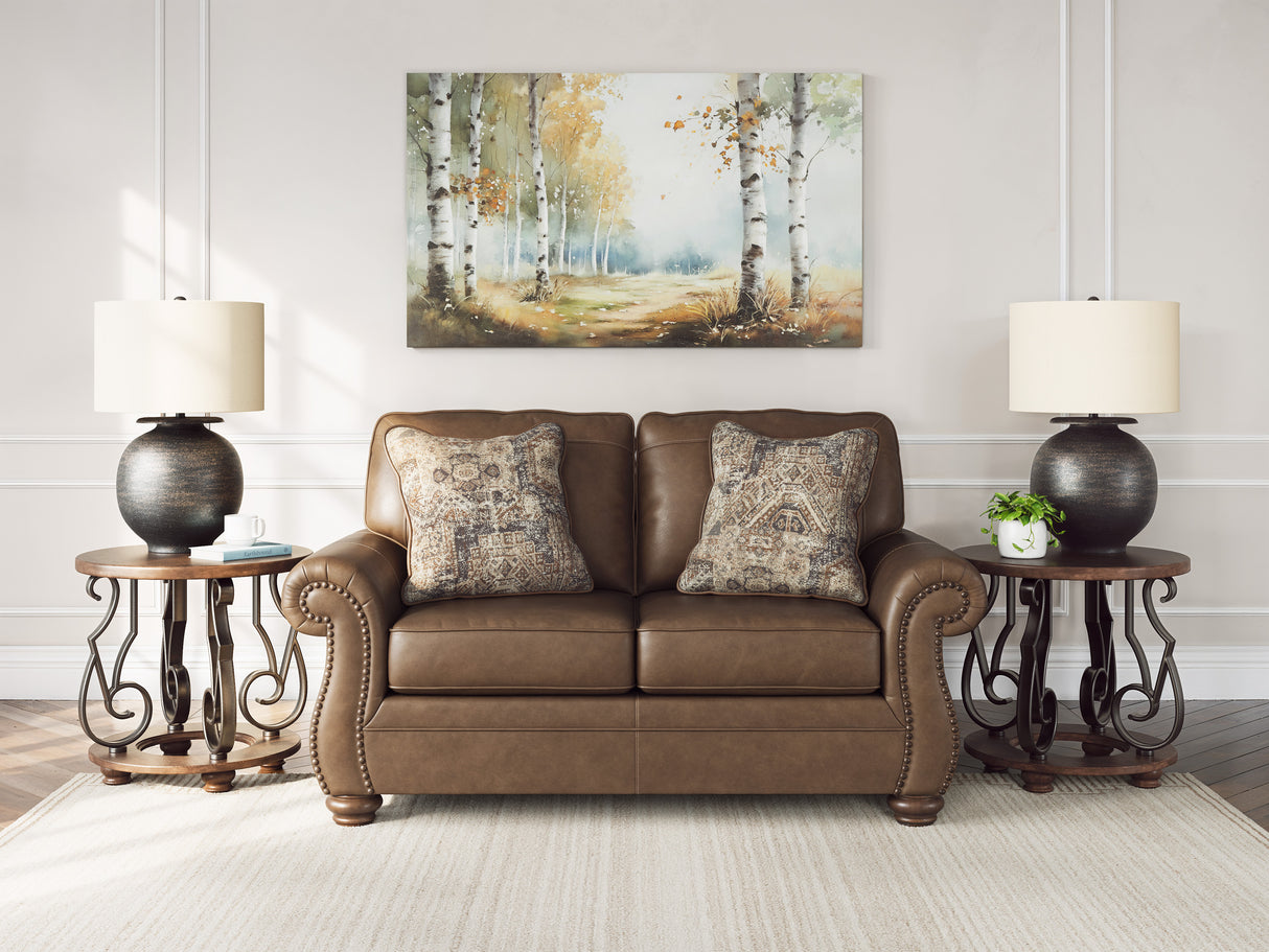 Reclining Living Room Set Chasemore 3-Piece Polyester Earth – Ashley