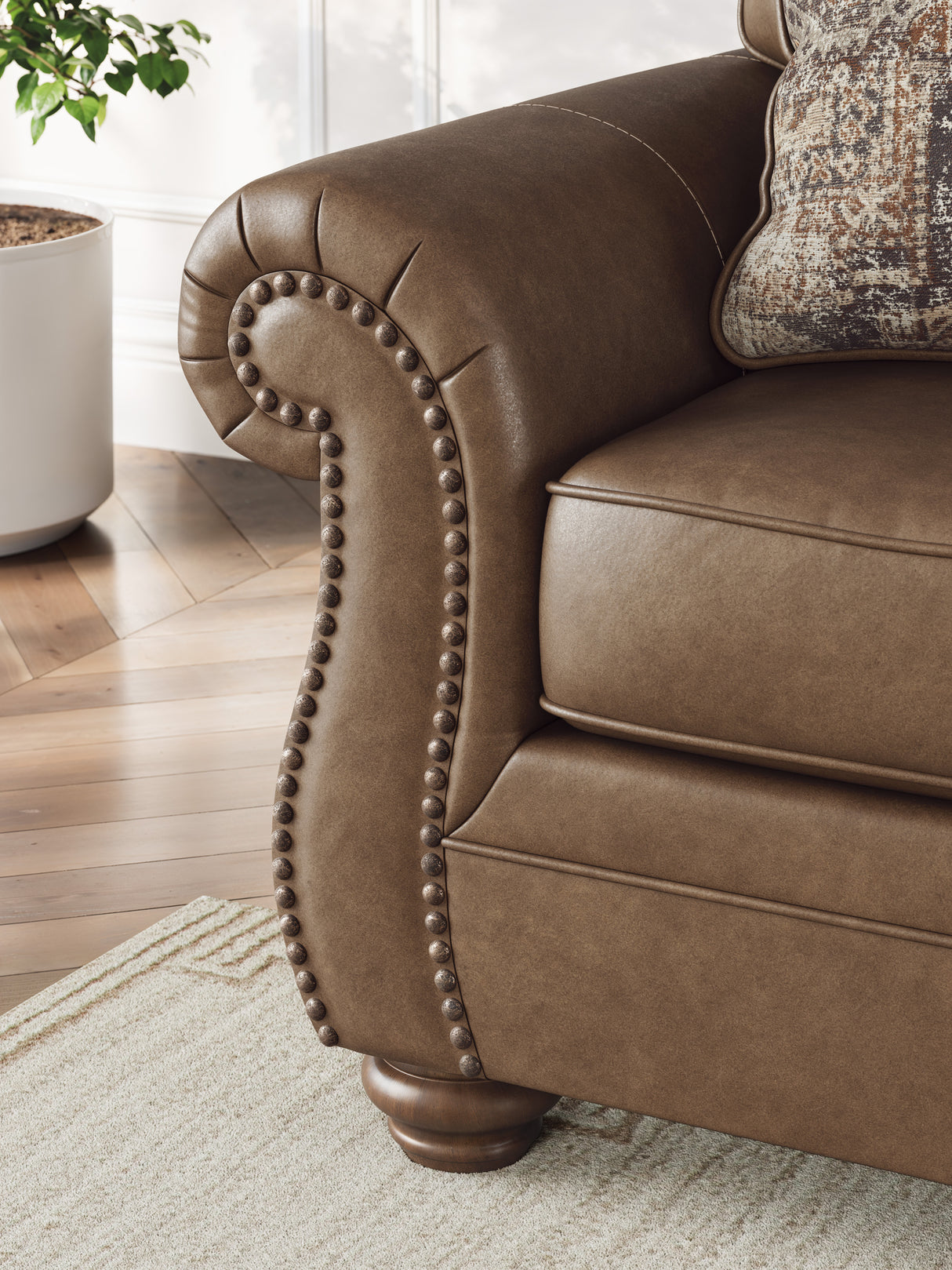 Reclining Living Room Set Chasemore 3-Piece Polyester Earth – Ashley