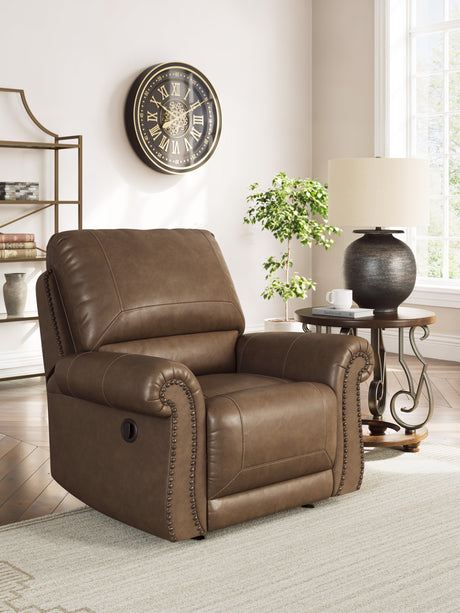 Reclining Living Room Set Chasemore 3-Piece Polyester Earth – Ashley