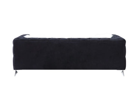 Acme - Phifina Sofa W/2 Pillows 55920 Black Velvet