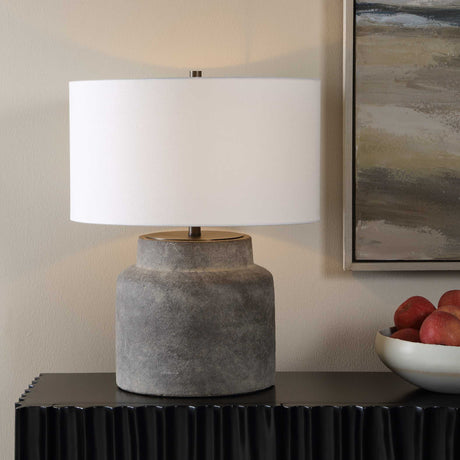 Benedet Wash Table Lamp Brown,Gray - Dark Gray by Uttermost - View 2