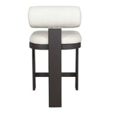 Bolster Back Outdoor Counter Stool - White by Uttermost - View 6