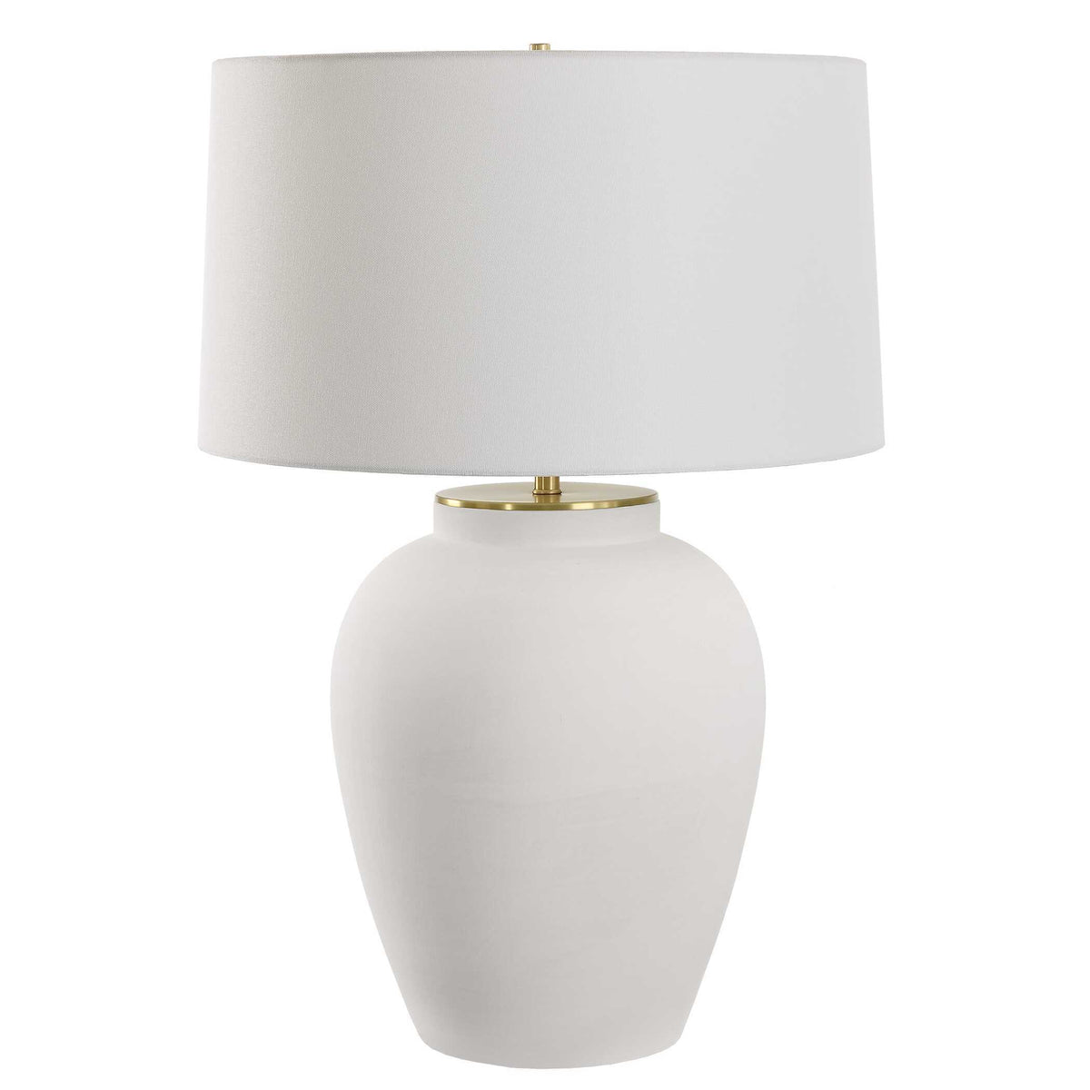 Adelaide Table Lamp - White by Uttermost - View 4
