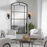 Camber Oversized Arch Mirror - Black by Uttermost - View 4