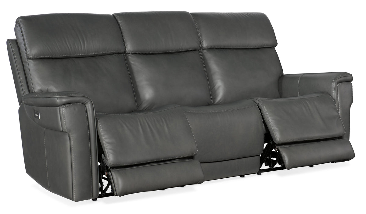 Lyra Zero Gravity Power Sofa With Power Headrest - Dark Gray by Hooker Furniture - View 7