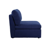 Crosby Modular - Armless Chair 56035 Blue Fabric | Acme - 56035 - Home Elegance USA - 3