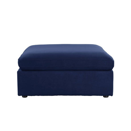 Crosby Modular - Ottoman 56037 Blue Fabric | Acme - 56037 - Home Elegance USA - 2