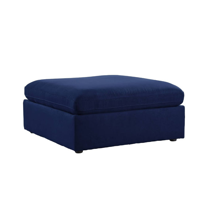 Crosby Modular - Ottoman 56037 Blue Fabric | Acme - 56037 - Home Elegance USA - 1