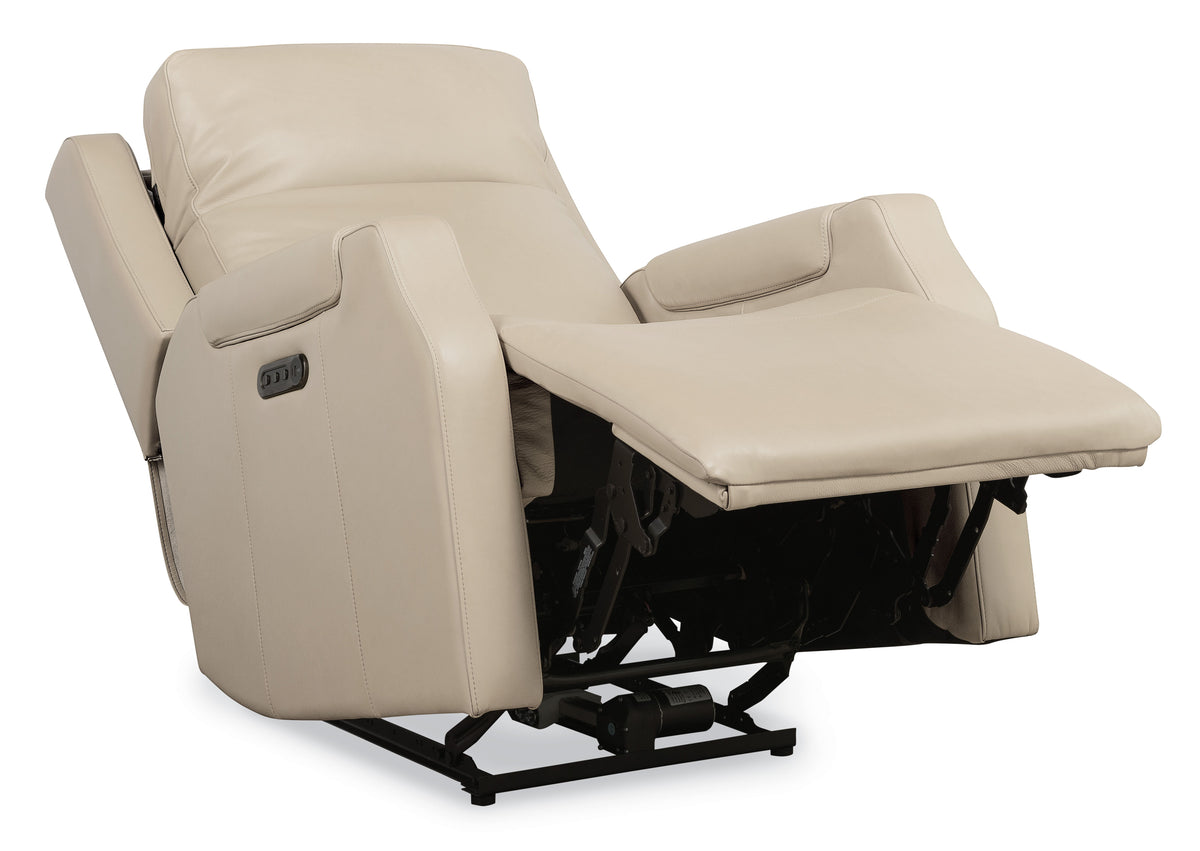 Nelson Zero Gravity Power Recliner With Power Headrest And Lumbar - Beige by Hooker Furniture - View 4