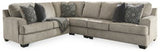 Ashley Stone Bovarian 56103S4 3 - Piece Sectional - Chenille - 56103S4 - Home Elegance USA - 1