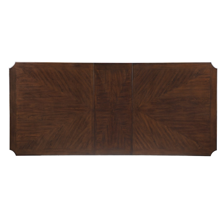 Wooden panel with a sunburst pattern on a white background