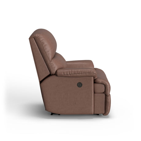 Triton Transitional Leather Power Recliner | Flexsteel
