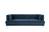 Ansario Sofa 56455 Blue Velvet | Acme - 56455 - Home Elegance USA - 4