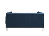 Ansario Loveseat 56456 Blue Velvet | Acme - 56456 - Home Elegance USA - 2