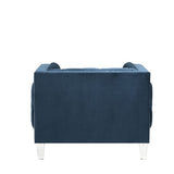 Acme - Ansario Chair 56457 Blue Velvet