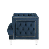 Acme - Ansario Chair 56457 Blue Velvet