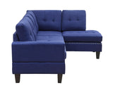 Acme - Jeimmur Sectional Sofa 56480 Blue Linen