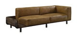 Blanca Sofa 56500 Chestnut Top Grain Leather & Rustic Oak Finish | Acme - 56500 - Home Elegance USA - 1