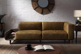 Blanca Sofa 56500 Chestnut Top Grain Leather & Rustic Oak Finish | Acme | Home Elegance USA